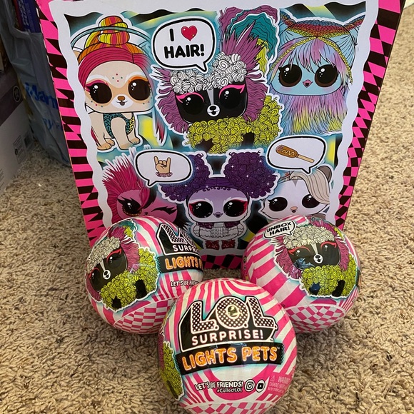 Other - L.O.L. Surprise Lights Pets bundle of 3